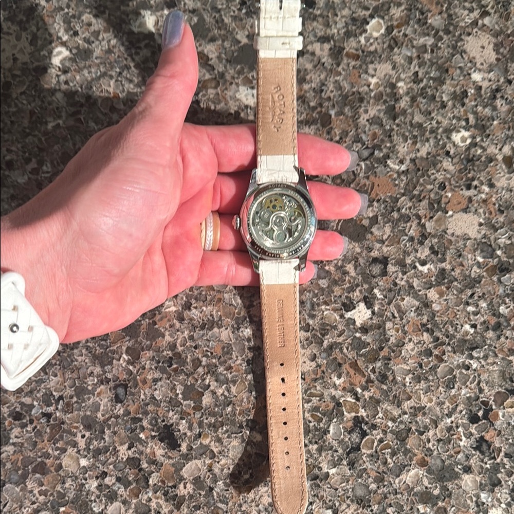Rotary Watches Silver Blue Dial self winding - Picture 3 of 5